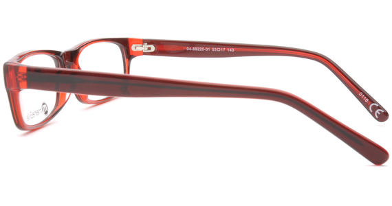 meineBrille 04-69220-01, Braun/Rot seite - Ansicht 4