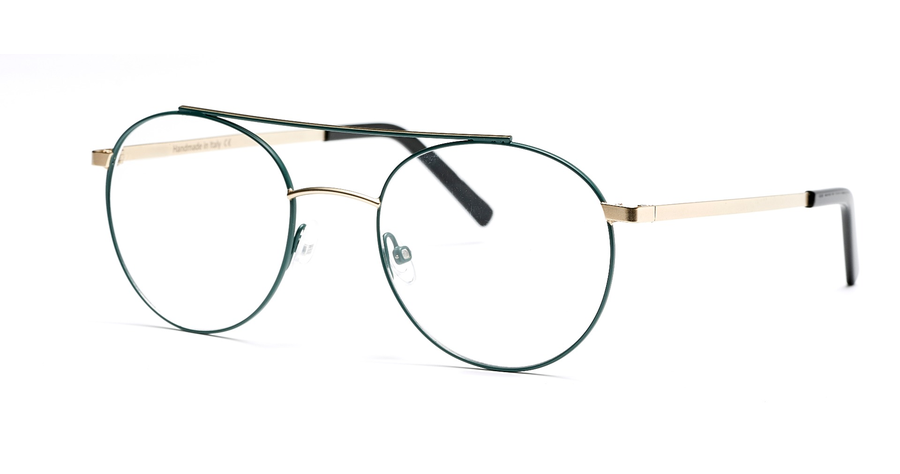 FRAIMS Brille Damen FRAIMS 03-97190-01 Jamie, Tannengrün Matt/Gold Matt  Ansicht 1