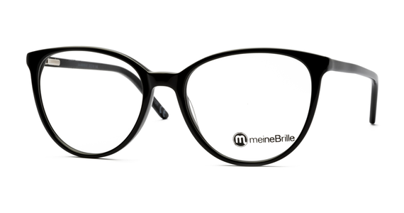 meineBrille 04-06000-01, Schwarz links - Ansicht 2