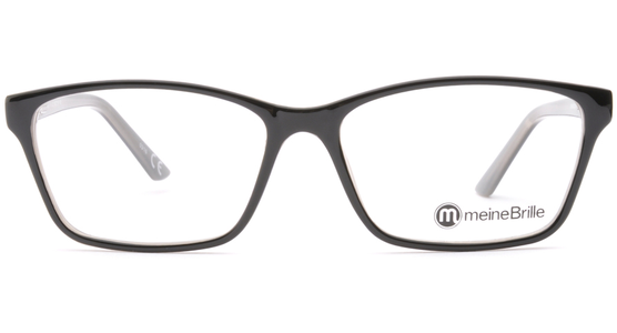 meineBrille 04-69190-02, Schwarz/Milky front - Ansicht 3