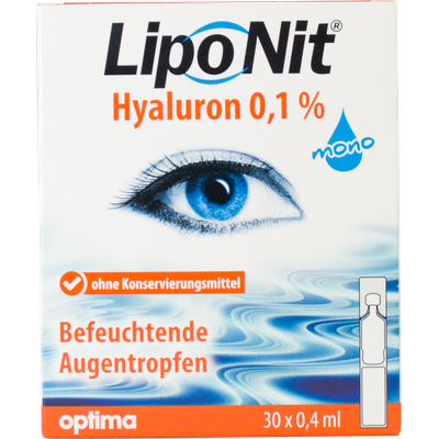 LipoNit Augentropfen 0,1% Hyaluron Ampullen - Ansicht 2