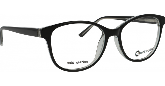 meineBrille 04-30090-02, Schwarz/Transparent - Ansicht 5