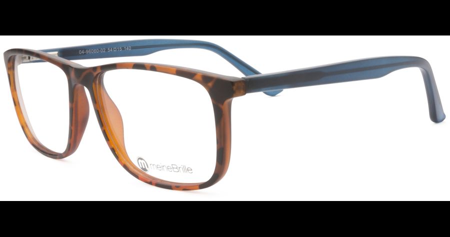 meineBrille 04-96060-02, Havanna/Petrolblau Matt front