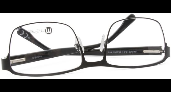 meineBrille 04-96010-01, Schwarz Matt umgedreht - Ansicht 6