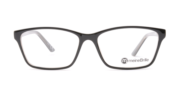 meineBrille 04-69190-02, Schwarz/Milky front - Ansicht 3