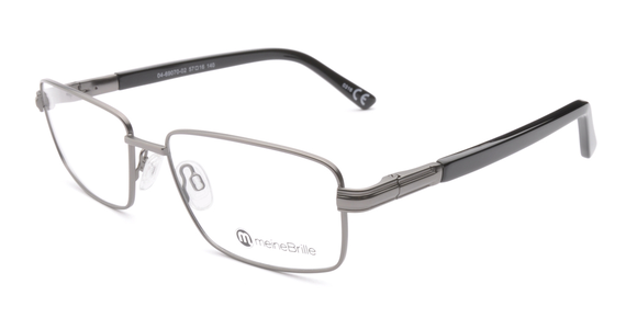 meineBrille 04-69070-02, Dunkel Gun/Schwarz links - Ansicht 2