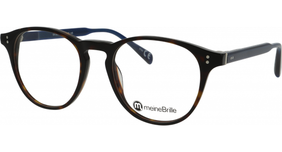 meineBrille 04-30070-02, Havanna/Dunkelblau - Ansicht 2