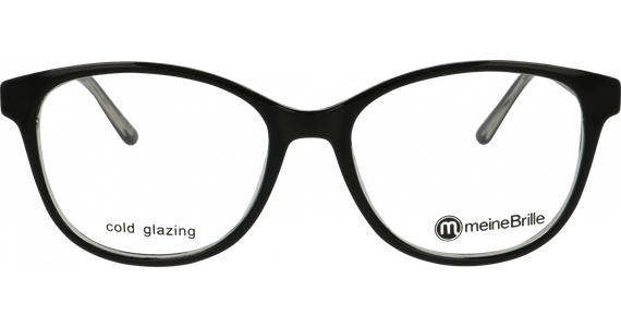 meineBrille 04-30090-02, Schwarz/Transparent - Ansicht 3