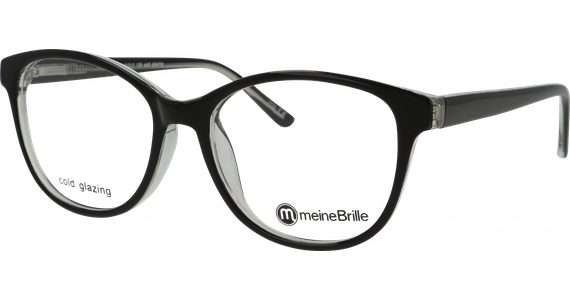 meineBrille 04-30090-02, Schwarz/Transparent - Ansicht 2