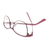 meineBrille 04-69110-01, Dunkel Rot/Pink umgedreht