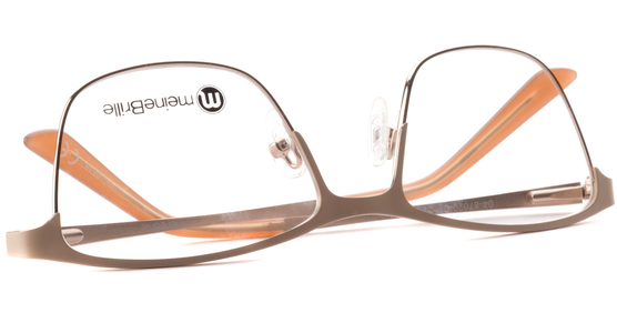 meineBrille 04-87020-02, Gold/Creme Matt umgedreht - Ansicht 6