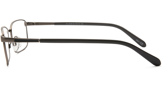 meineBrille 04-12090-02, Hell Gun matt / Dunkelgrau glänzend Seite - Ansicht 4