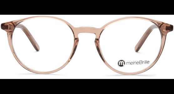 meineBrille 04-12070-02, Nude transparent glänzend Front - Ansicht 3