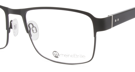 meineBrille 04-96010-01, Schwarz Matt nah - Ansicht 7