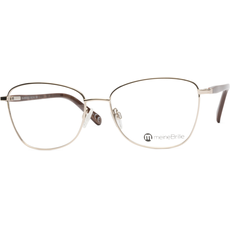 meineBrille 04-06030-02, Gold/Nougat links