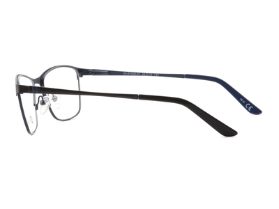 meineBrille 04-87020-01, Schwarz/Blau Matt seite - Ansicht 4