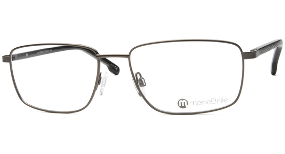 meineBrille 04-12050-01, Gun/Schwarz Schräg links - Ansicht 2