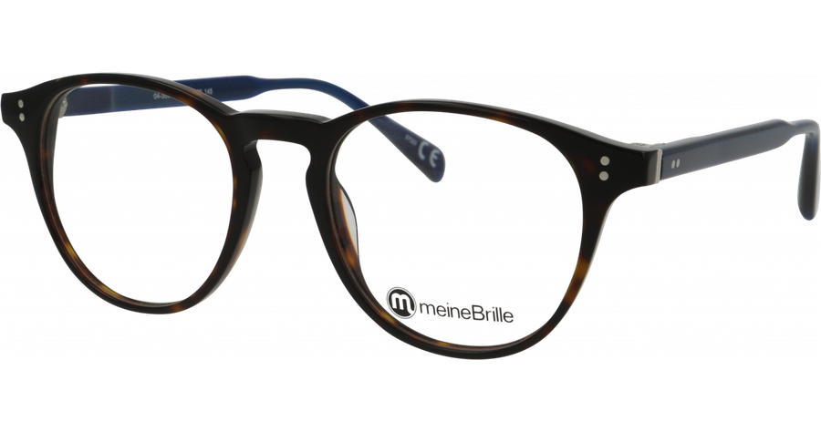 meineBrille Brille Unisex meineBrille 04-30070-02, Havanna/Dunkelblau Ansicht 1