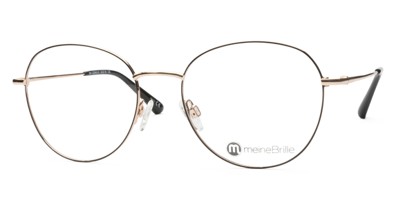 meineBrille 04-12040-01, Schwarz/Gold