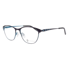 meineBrille 04-96020-02, Dunkel Violett/Türkis Matt links