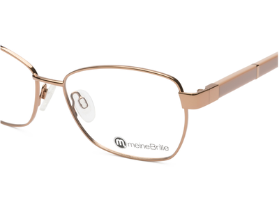 meineBrille 04-06020-02, Kupfergold/Altrosa Nah