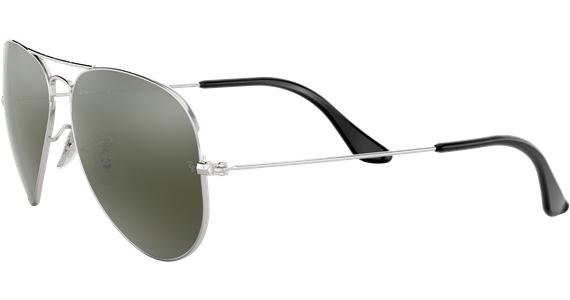 Ray-Ban Aviator Mirror RB3025 003/40 Silber / Silber verspiegelt 62 - LARGE - Ansicht 3