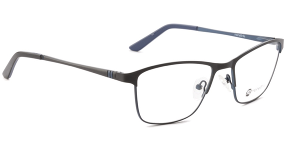 meineBrille 04-87020-01, Schwarz/Blau Matt rechts - Ansicht 3