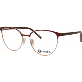 meineBrille Brille Damen meineBrille 04-30010-02 Rot matt/Kupfergold glänzend