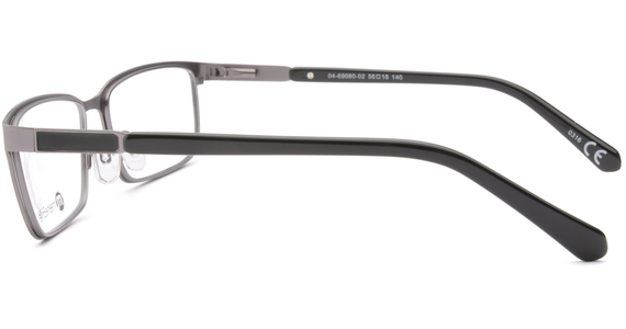 meineBrille 04-69080-02, Dunkel Gun/Schwarz seite - Ansicht 4