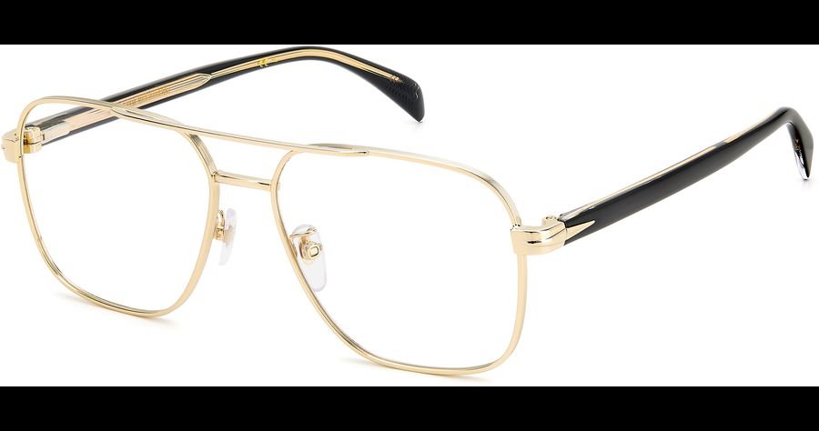 David Beckham Brille Herren David Beckham DB 7103 57 GOLD BLACK Ansicht 1