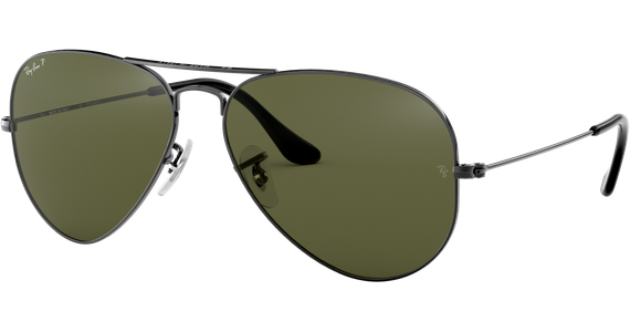 Ray-Ban Aviator Classic RB3025 004/58 Grau/Grün 58 - MEDIUM - Ansicht 2