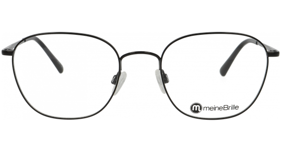 meineBrille 04-20180-01 Schwarz glänzend Front - Ansicht 3