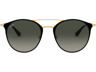 Ray-Ban RB3546 Glänzend Schwarz / Verlauf Grau 187/71 52 - Ansicht 2