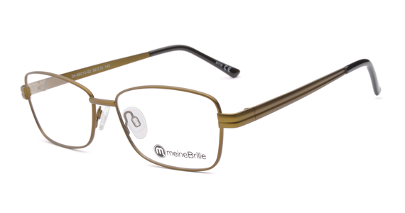 meineBrille 04-69210-02, Ocker Matt links - Ansicht 2