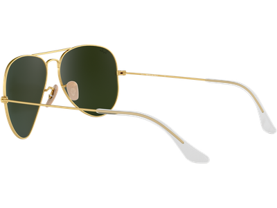 Ray-Ban Aviator Flash Lenses RB3025 112/17, Gold/Blau Verspiegelt 55 - SMALL - Ansicht 4