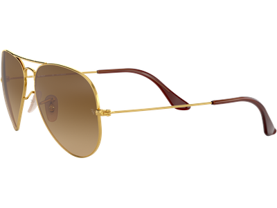 Ray-Ban Aviator Gradient RB3025 001/M2 Gold/Braun 58 - MEDIUM - Ansicht 2