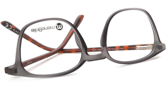 meineBrille 04-96070-02, Grau/Havanna Matt umgedreht - Ansicht 7