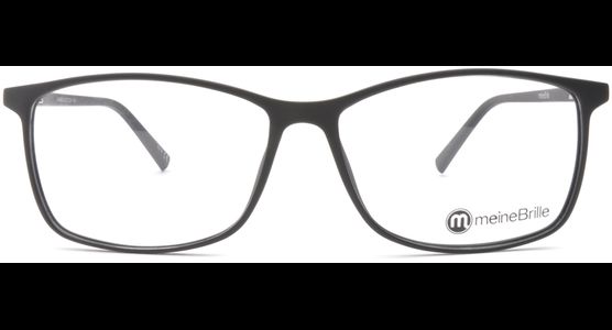 meineBrille 04-69020-02, Schwarz Matt front - Ansicht 3