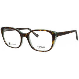 FRAIMS Brille Damen FRAIMS NATURE 03-31110-02 Hazel Havanna / Salbei transparent glänzend