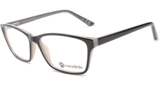 meineBrille 04-69190-02, Schwarz/Milky links - Ansicht 2