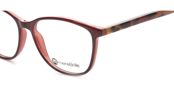 meineBrille 04-96050-01, Weinrot/Rot Havanna - Ansicht 4