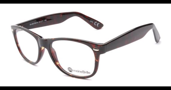 meineBrille 04-69150-01, Dunkel Havanna links - Ansicht 2
