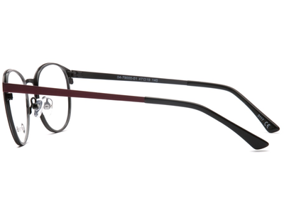 meineBrille 04-79000-01, Rot/Schwarz Matt seite - Ansicht 4