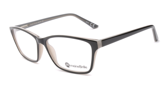 meineBrille 04-69190-02, Schwarz/Milky links - Ansicht 4