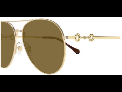 Gucci Sonnenbrille Damen Gucci GG1698S 60 Gold Ansicht 3