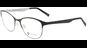 meineBrille 04-87010-01, Schwarz/Weiß Matt