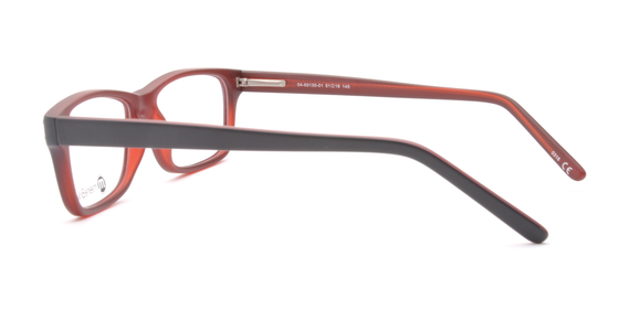 meineBrille 04-69130-01, Marine Blau/Rot Matt seite - Ansicht 5