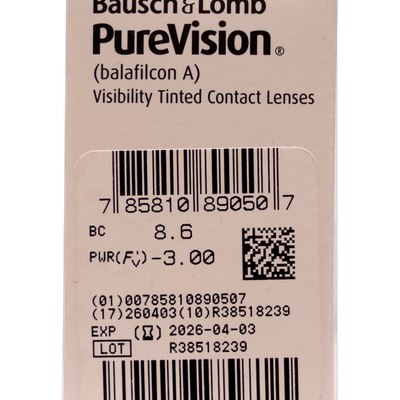 Monatslinsen Sphärisch PureVision 6er Ansicht 3