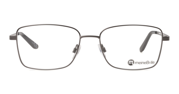 meineBrille 04-96080-01, Dunkel Gun Matt front - Ansicht 3