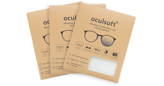  oculsoft Mikrofaser Antibeschlag- und Reinigungstuch 3er Ansicht 1